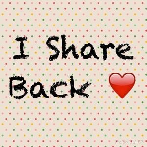 I love sharing your goodies